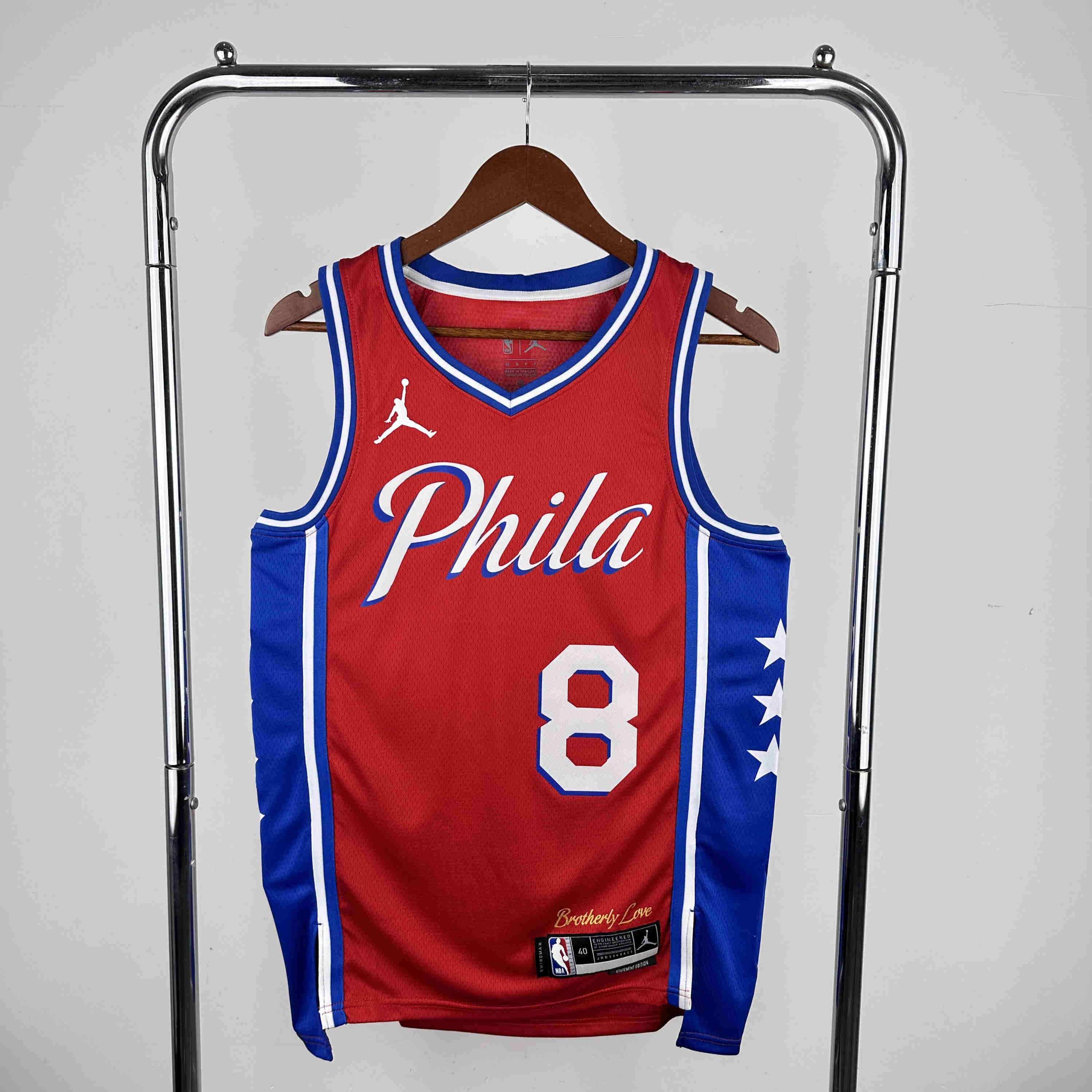  2023 Philadelphia  76ers  NBA Jersey NO. 8