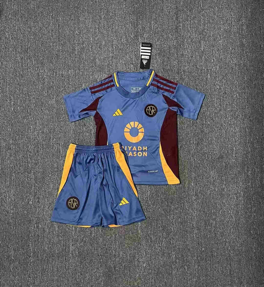 2024/2025 AS ROME away 2rd   kids kit 