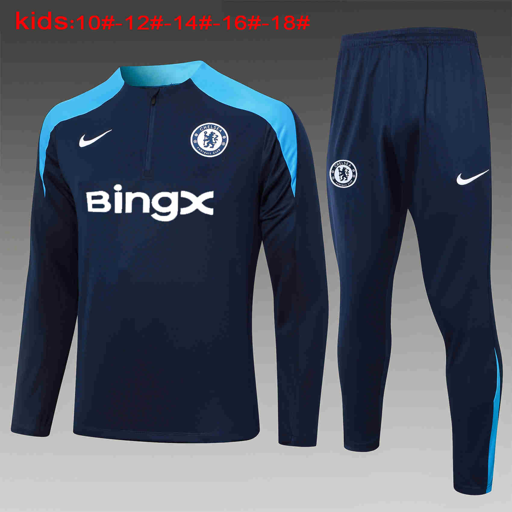 2024-2025 Chelsea  kids  kit Training clothes 