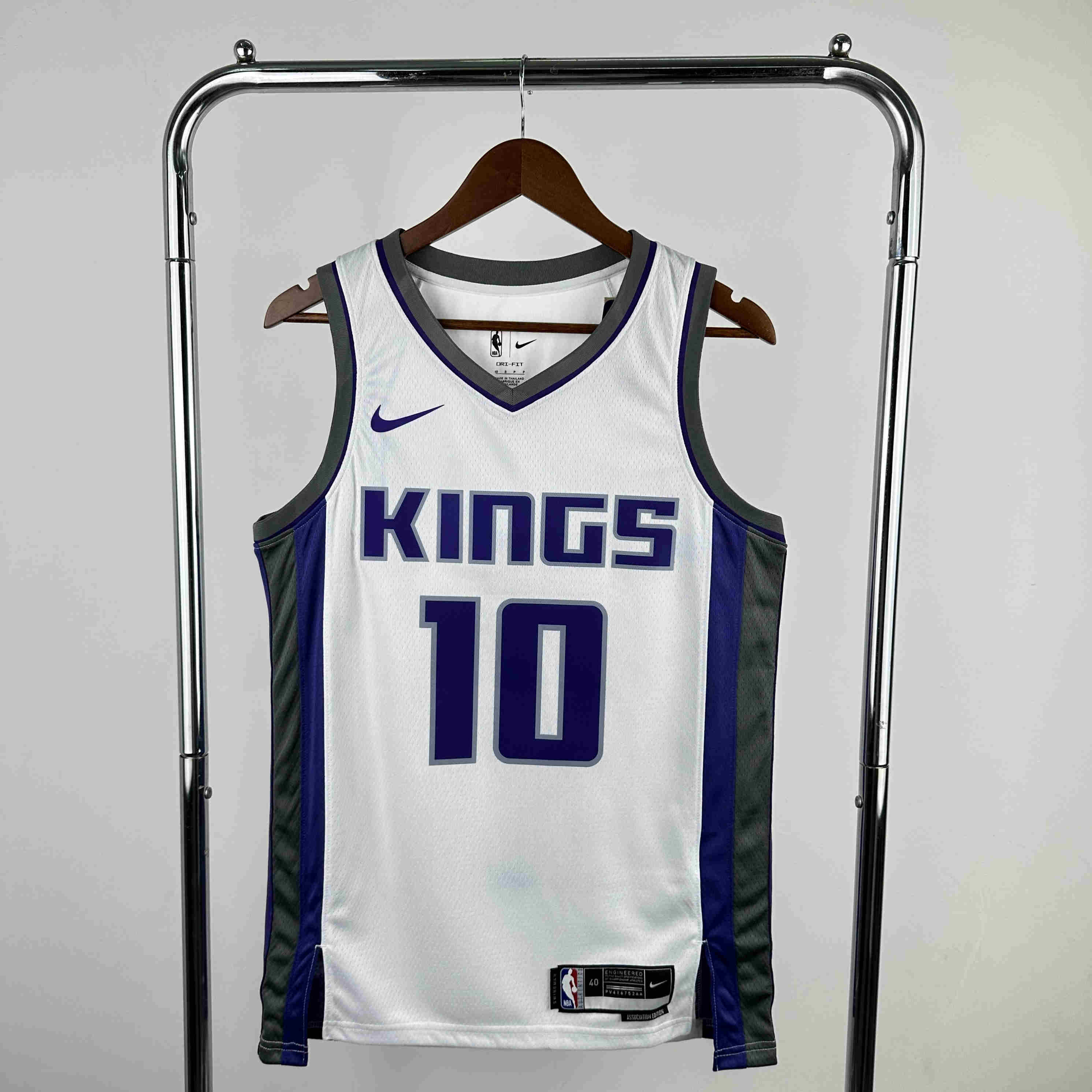 2024 Sacramento Kings NBA Jersey  HOME NO.10