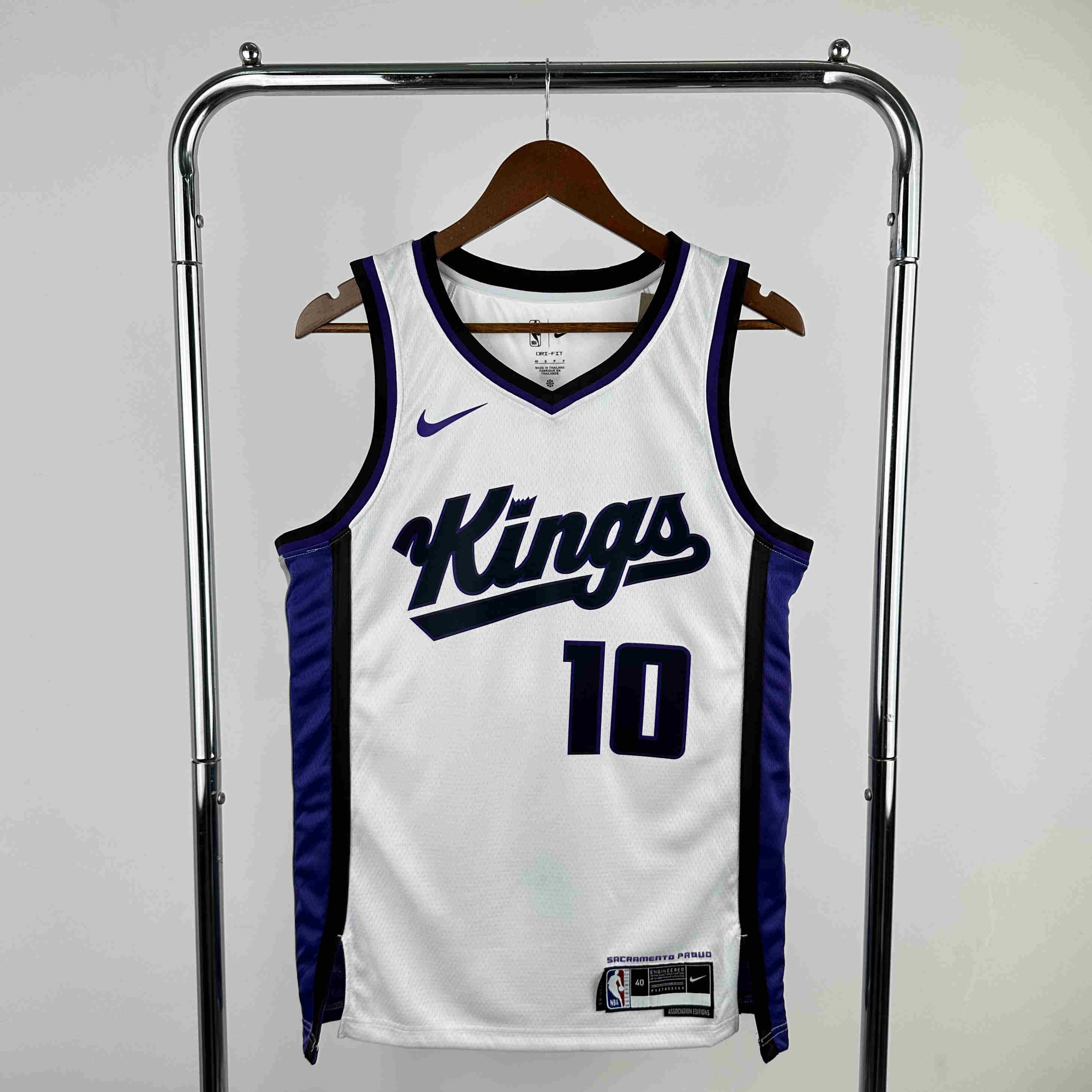 2024 Sacramento Kings NBA Jersey  HOME NO.10