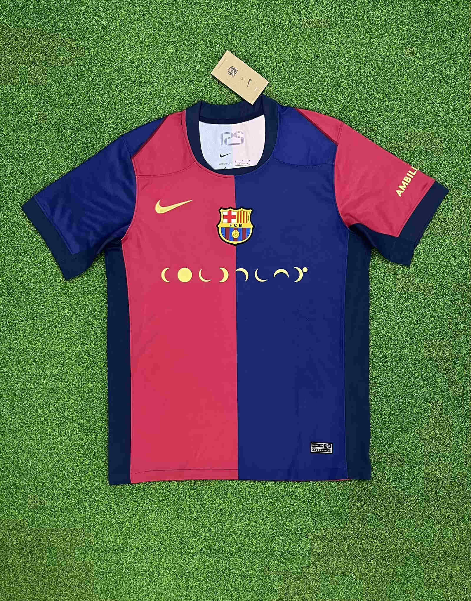 2024-2025 FC Barcelona soccer jersey Co branded version