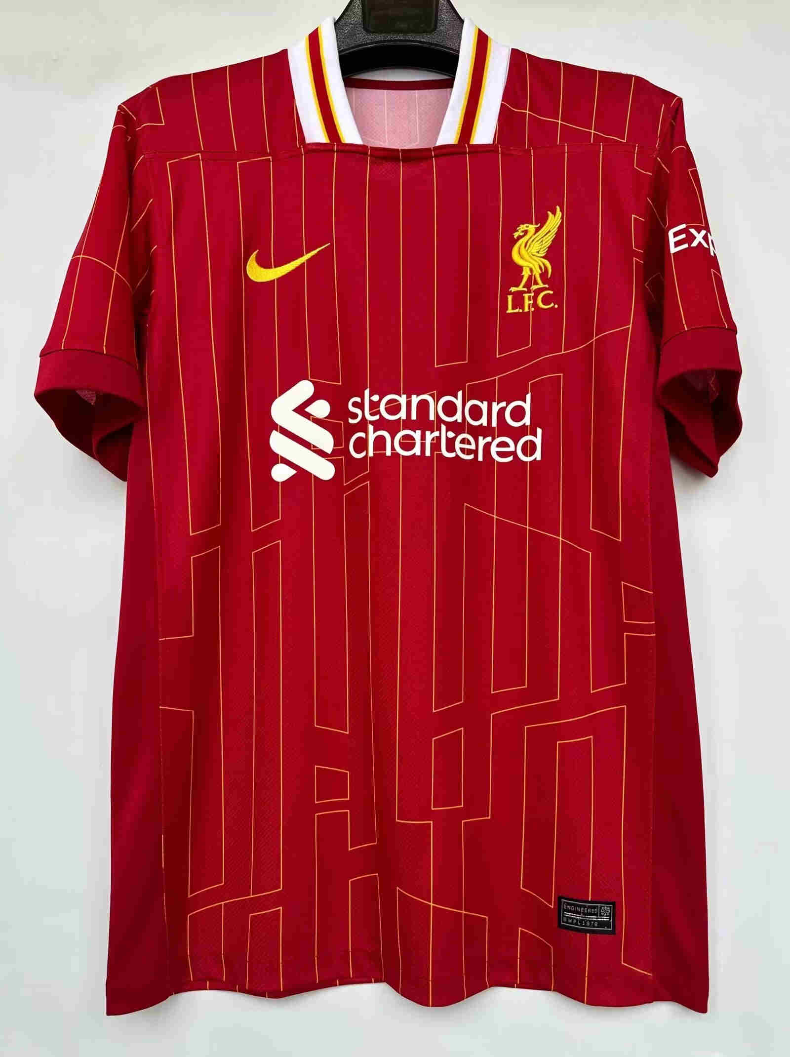 2024-2025  Liverpool home shirts