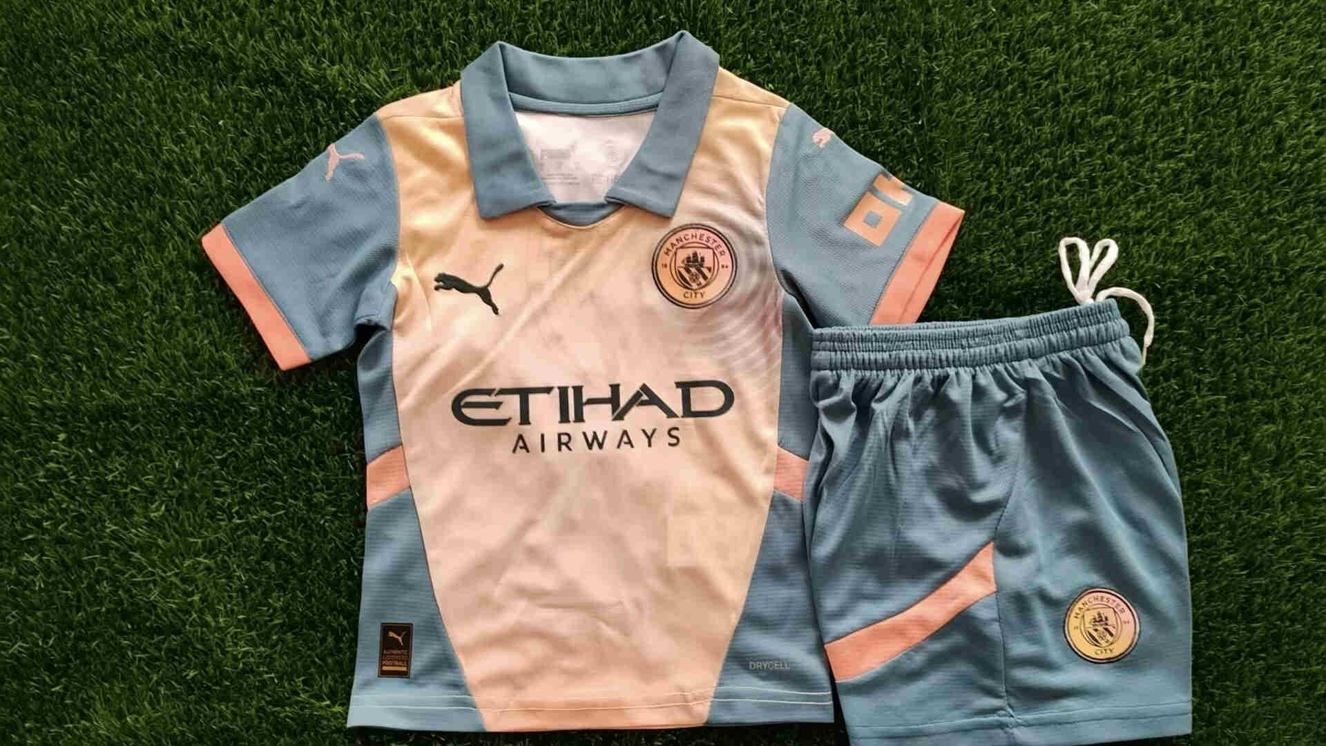 2024/2025 Manchester City away 4rd kids kit 