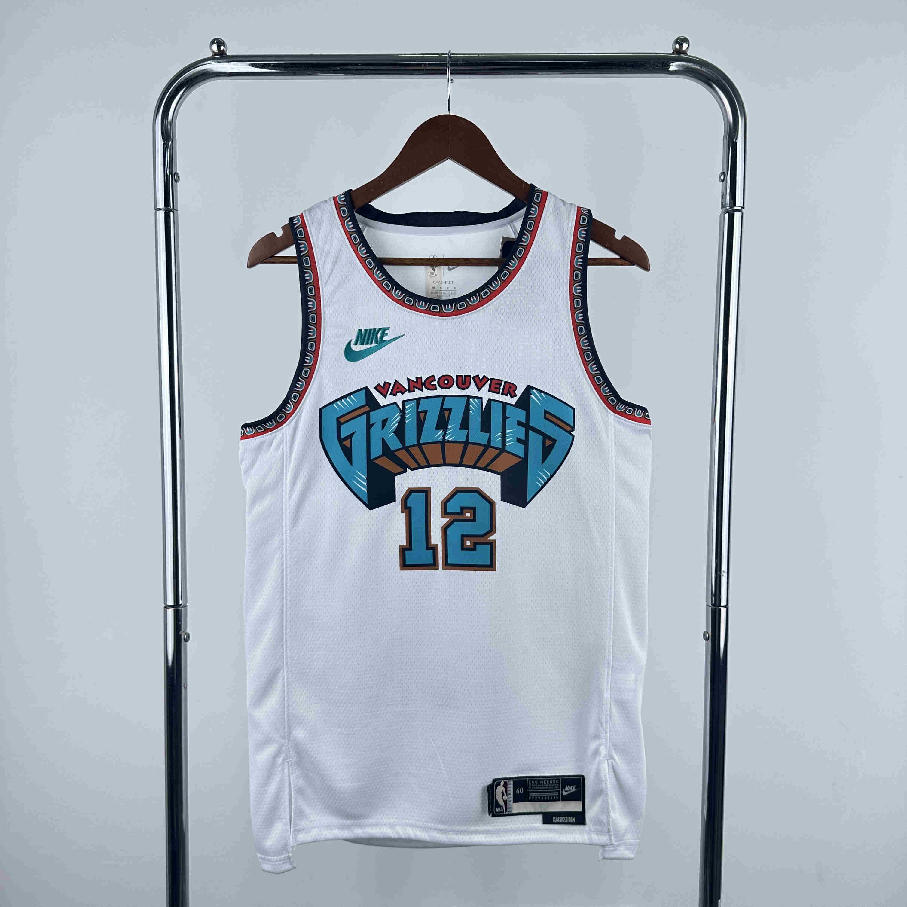 2025Memphis Grizzlies NBA Jersey  No. 12