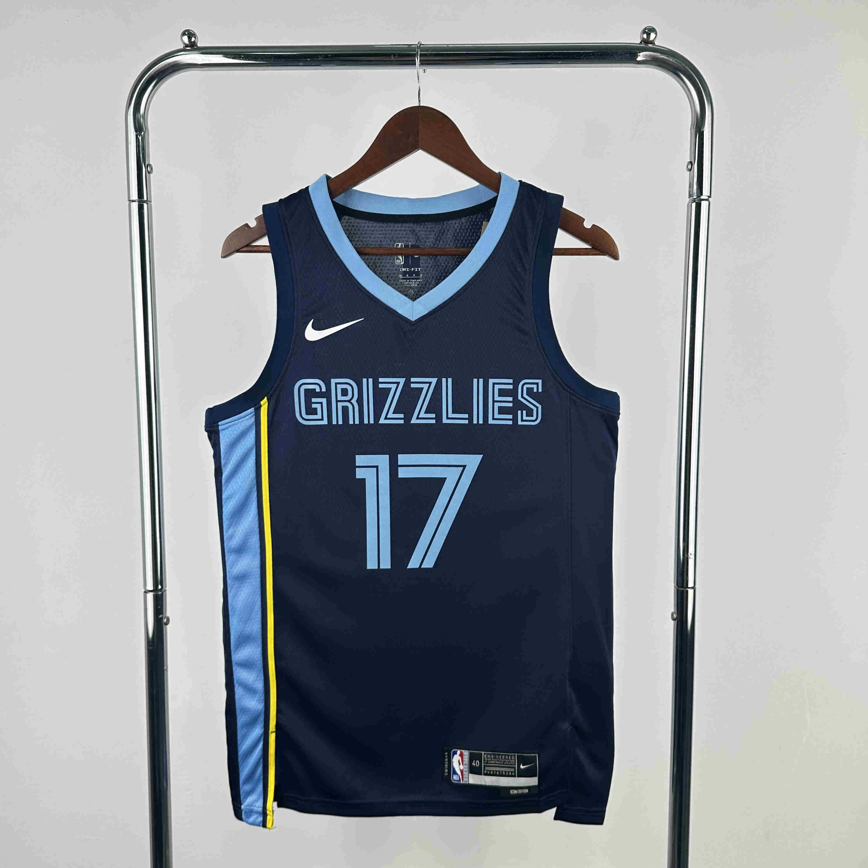 2025Memphis Grizzlies NBA Jersey  No. 17