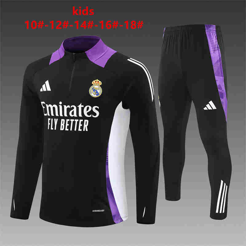 2024-2025 Real Madrid kids kit training suit 