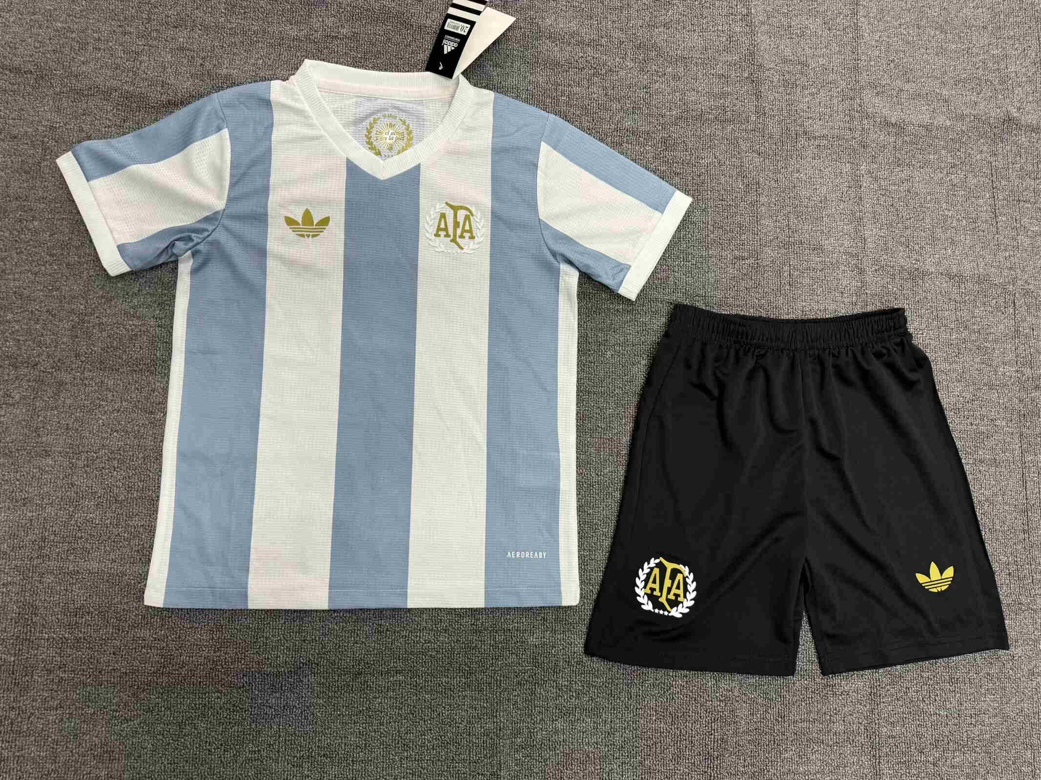 2024-2025 Argentina home  50th anniversary kids kit 